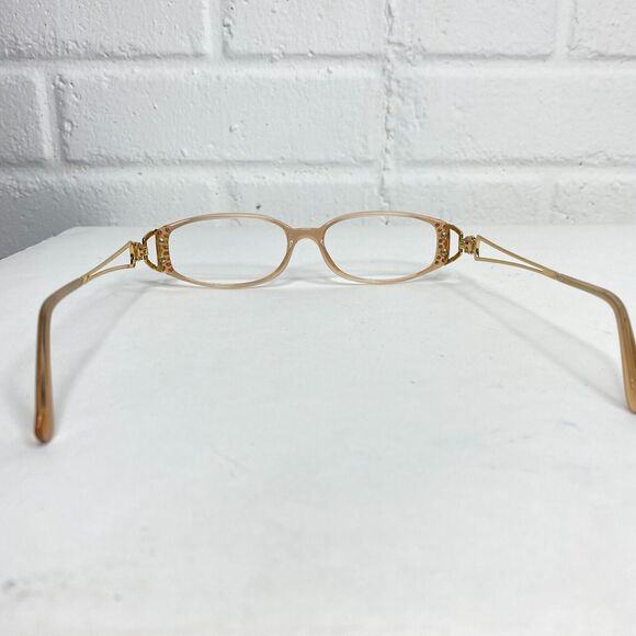 Versace Mod Eyeglasses Sunglasses Frames Gold Rectangular 51[]15‎ H1974 main image 8